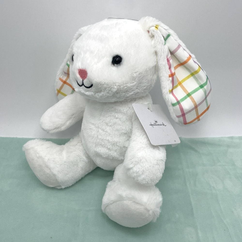 Hallmark White Bunny Rabbit Plush 7.5” - Picture 2 of 10